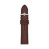 Cinturino in pelle LiteHide™ marrone chiaro da 24 mm