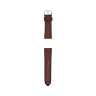 Cinturino in pelle LiteHide™ marrone chiaro da 24 mm