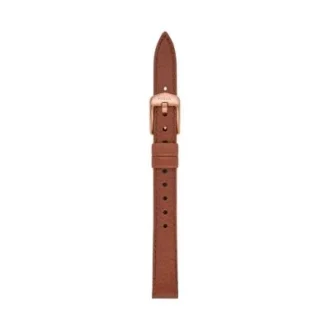 Cinturino in pelle LiteHide™ marrone medio da 12 mm
