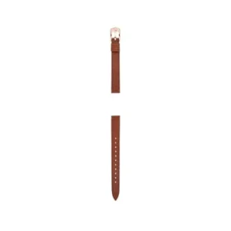 Cinturino in pelle LiteHide™ marrone medio da 12 mm
