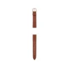 Cinturino in pelle LiteHide™ marrone medio da 16 mm