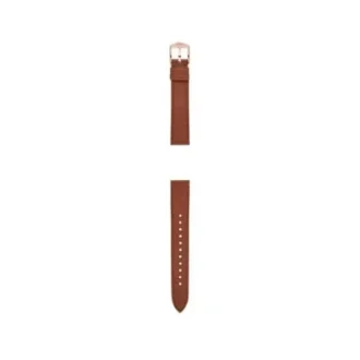 Cinturino in pelle LiteHide™ marrone medio da 16 mm