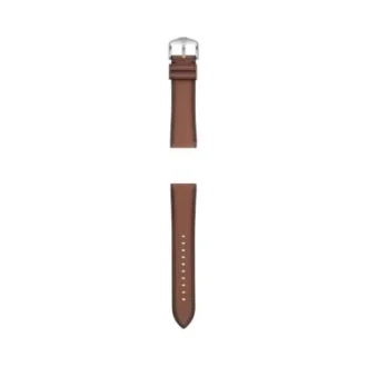Cinturino in pelle LiteHide™ marrone medio da 22 mm