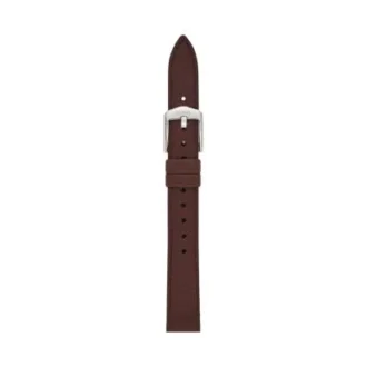 Cinturino in pelle LiteHide™ marrone scuro da 14 mm