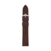 Cinturino in pelle LiteHide™ marrone scuro da 18 mm