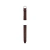 Cinturino in pelle LiteHide™ marrone scuro da 18 mm