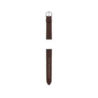 Cinturino in pelle LiteHide™ marrone scuro da 18 mm