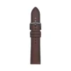 Cinturino in pelle LiteHide™ marrone scuro da 22 mm