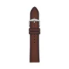 Cinturino in pelle LiteHide™ marrone scuro da 22 mm