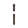 Cinturino in pelle LiteHide™ marrone scuro da 22 mm