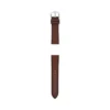 Cinturino in pelle LiteHide™ marrone scuro da 22 mm