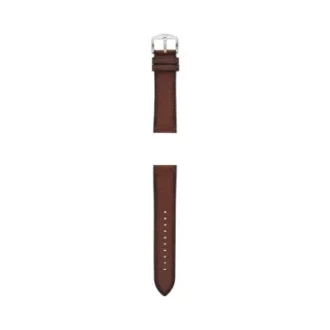 Cinturino in pelle LiteHide™ marrone scuro da 22 mm