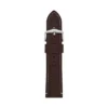 Cinturino in pelle LiteHide™ marrone scuro da 24 mm