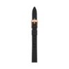 Cinturino in pelle LiteHide™ nera da 12 mm