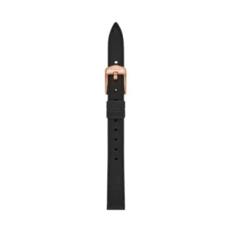 Cinturino in pelle LiteHide™ nera da 12 mm