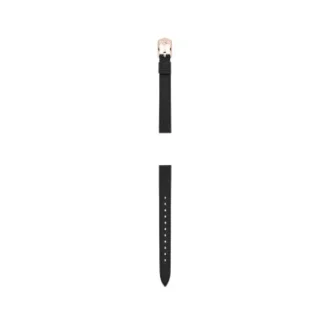 Cinturino in pelle LiteHide™ nera da 12 mm