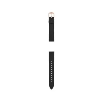 Cinturino in pelle LiteHide™ nera da 16 mm