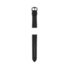 Cinturino in pelle LiteHide™ nera da 22 mm