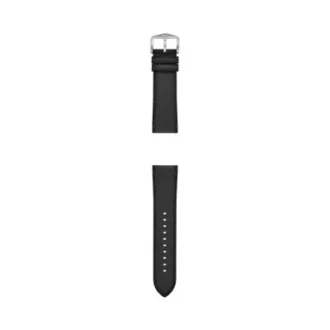 Cinturino in pelle LiteHide™ nera da 24 mm
