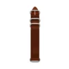 Cinturino in pelle marrone da 22 mm