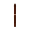 Cinturino in pelle marrone da 22 mm