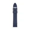 Cinturino in silicone blu scuro da 22 mm