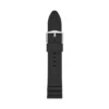 Cinturino in silicone nero da 22 mm