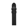 Cinturino in silicone nero da 22 mm