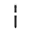 Cinturino in silicone nero da 22 mm