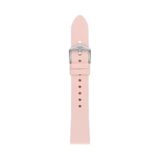 Cinturino in silicone rosa cipria da 18 mm