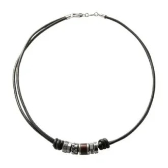 Collana Bronson Black Rondell
