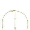 Collana con catena e farfalla in madreperla bianca Sutton Radiant Wings
