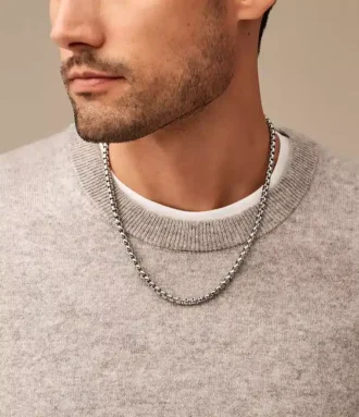 Collana con catena Ellis Core in acciaio inossidabile