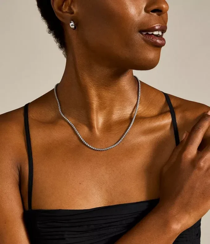 Collana con catena Ellis Core in acciaio inossidabile