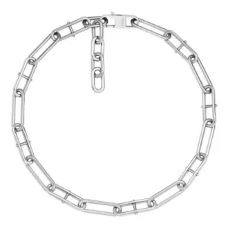 Collana con catena in acciaio inossidabile Heritage D-Link
