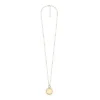 Collana con ciondolo Heritage Legacy in acciaio inossidabile dorato