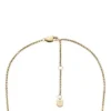Collana con ciondolo Heritage Legacy in acciaio inossidabile dorato