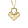 Collana con pendente a cuore in acciaio inossidabile dorato Sadie All My Love