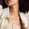 Collana con pendente a cuore in acciaio inossidabile dorato Sadie All My Love