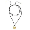 Collana con pendente a cuore in acciaio inossidabile dorato Sadie All My Love