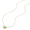 Collana con pendente a cuore in acciaio inossidabile dorato Sadie All My Love