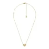 Collana con pendente a cuore in acciaio inossidabile dorato Sadie All My Love