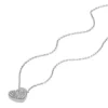 Collana con pendente a cuore Sutton Glitz in acciaio inossidabile