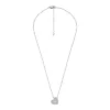 Collana con pendente a cuore Sutton Glitz in acciaio inossidabile