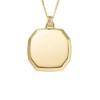 Collana con pendente Harlow in acciaio inossidabile color oro