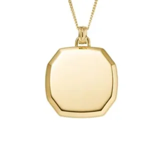 Collana con pendente Harlow in acciaio inossidabile color oro