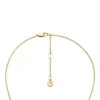 Collana con pendente Harlow in acciaio inossidabile color oro