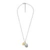 Collana con pendente in acciaio inossidabile bicolore Ellis