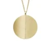 Collana con pendente in acciaio inossidabile color oro della collezione Harlow Locket