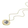 Collana con pendente in acciaio inossidabile color oro della collezione Harlow Locket